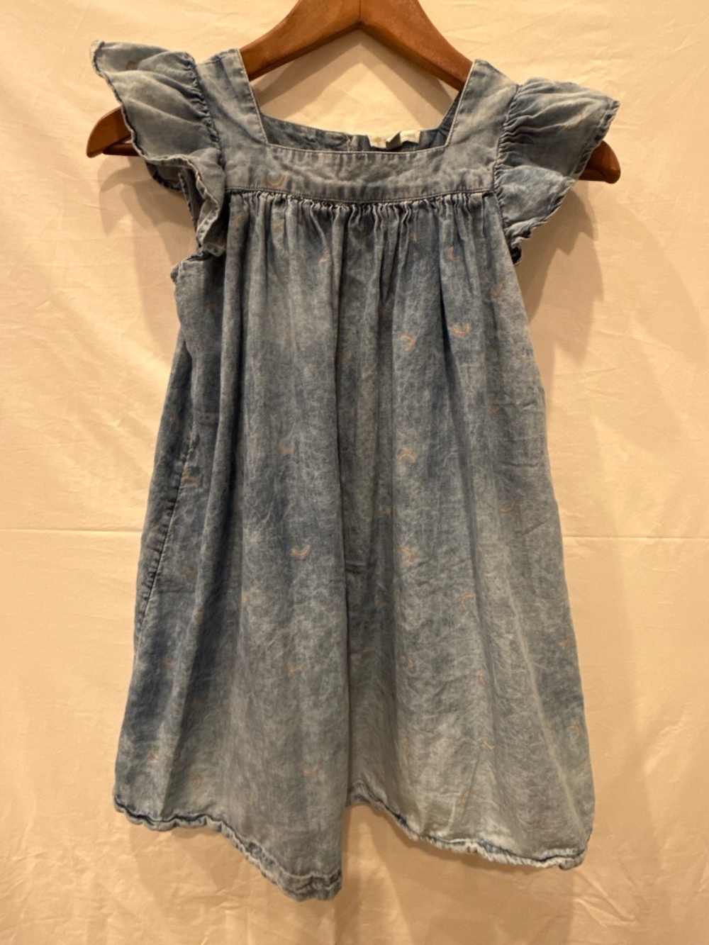 Tucker Tate Girls Rainbow soft denim Spring Summer dress